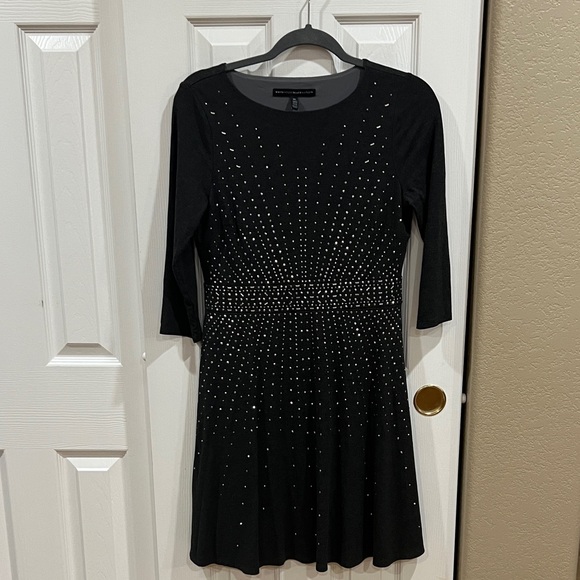 White House Black Market Dresses & Skirts - White House Black Market gray  Studded Women's Dress size 8P